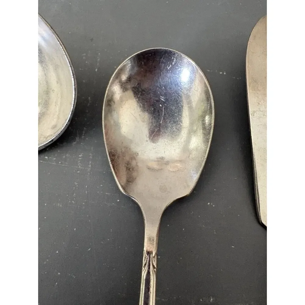Vintage Wm Rogers & Son Talisman Silverplate 3-Piece Serving Set Specialty